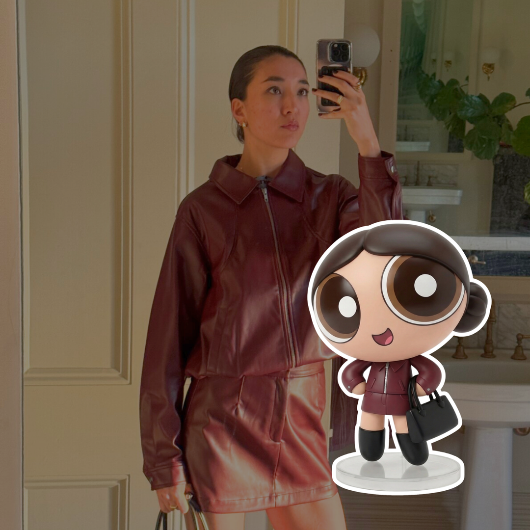 カスタム レトロ カートゥーン ヒーロー フィギュア（8cm）