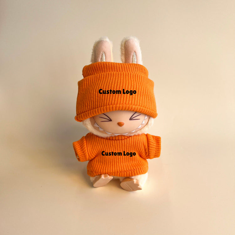 Labubu Custom Logo Outfit – Beanie & Sweater Set (Multiple Colors) alternate view 13 – Lizzie & Friends
