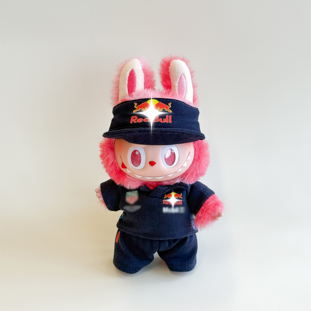 Labubu Racing Outfit – Black Edition