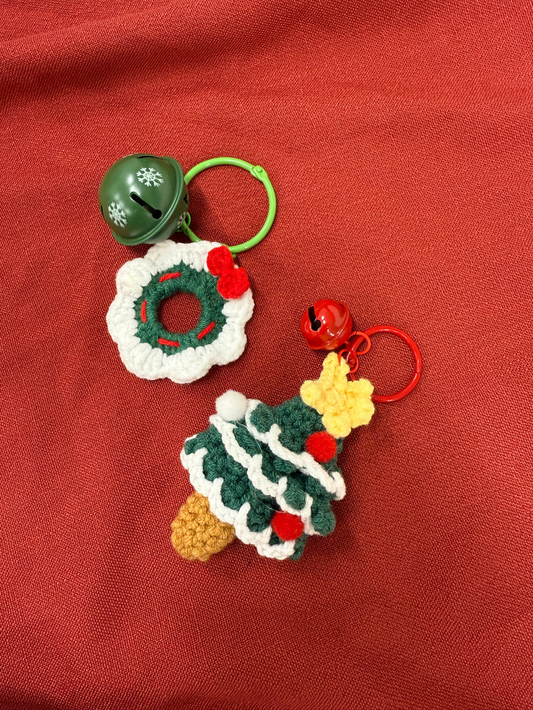 Holiday Crochet Bell Charms