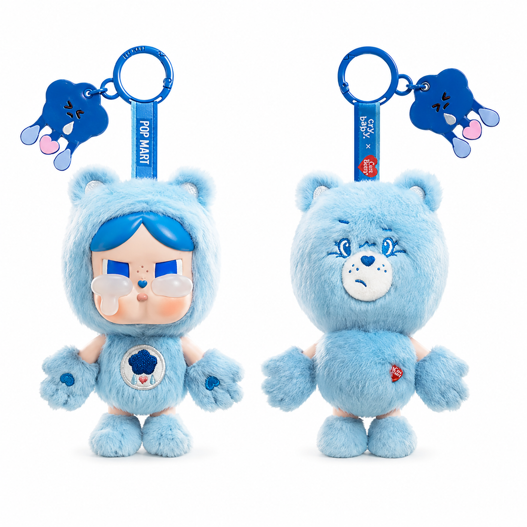 CRYBABY × Care Bears Series Vinyl Plush Pendant Blind Box (Pre-Order) – Single Box, Full Set or Choose Your Figure