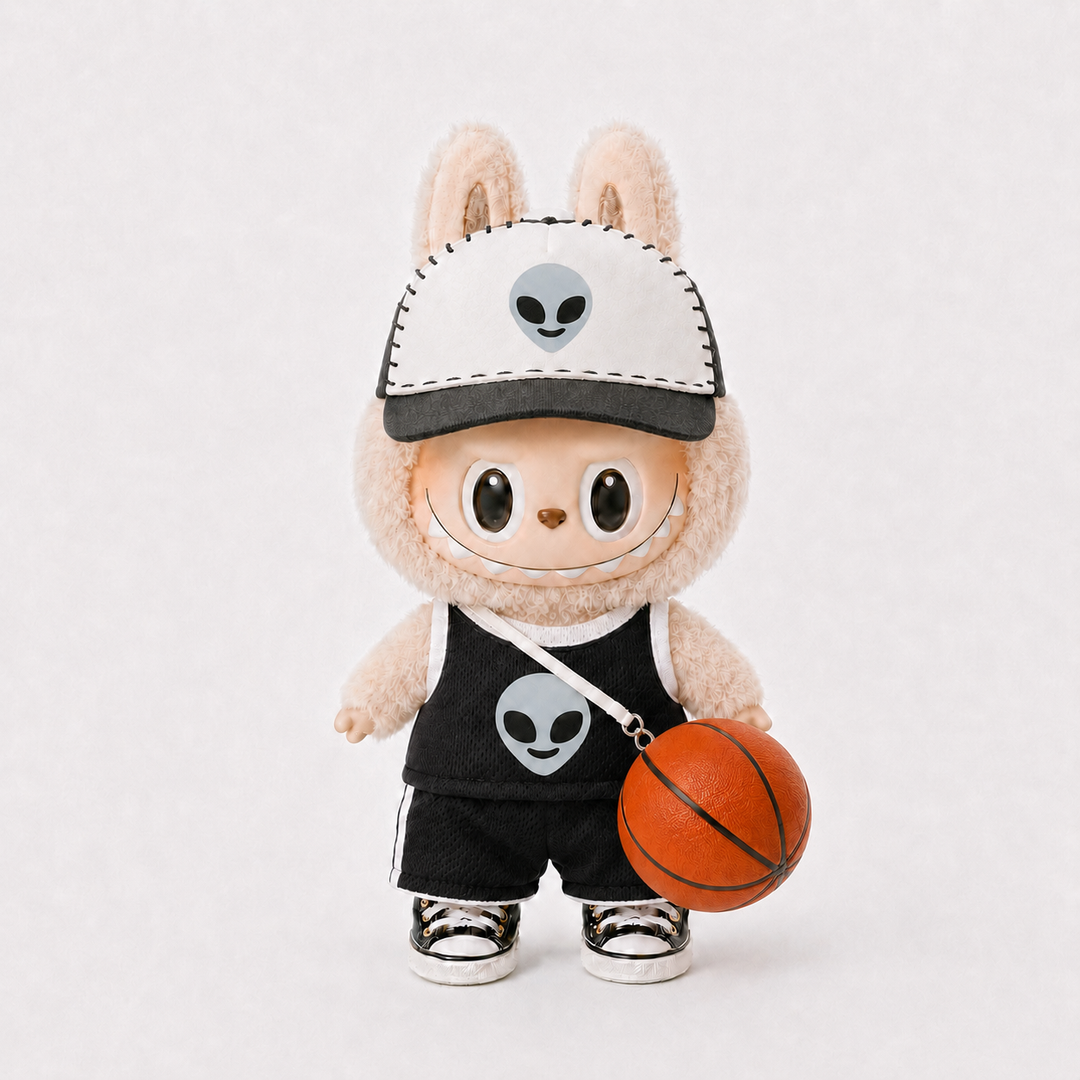 Labubu The Alien #1 Basketball Outfit Set