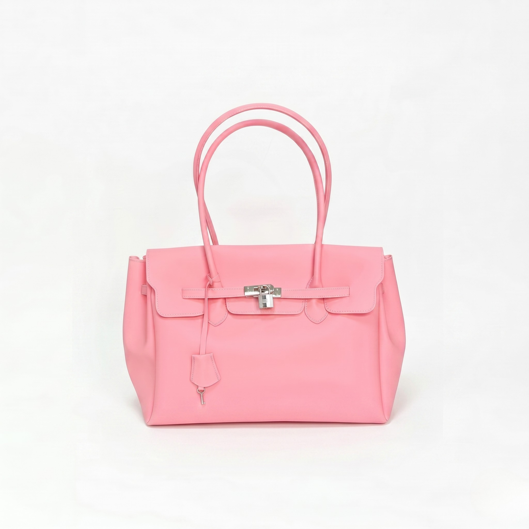 Pink Jelly Padlock Tote Bag