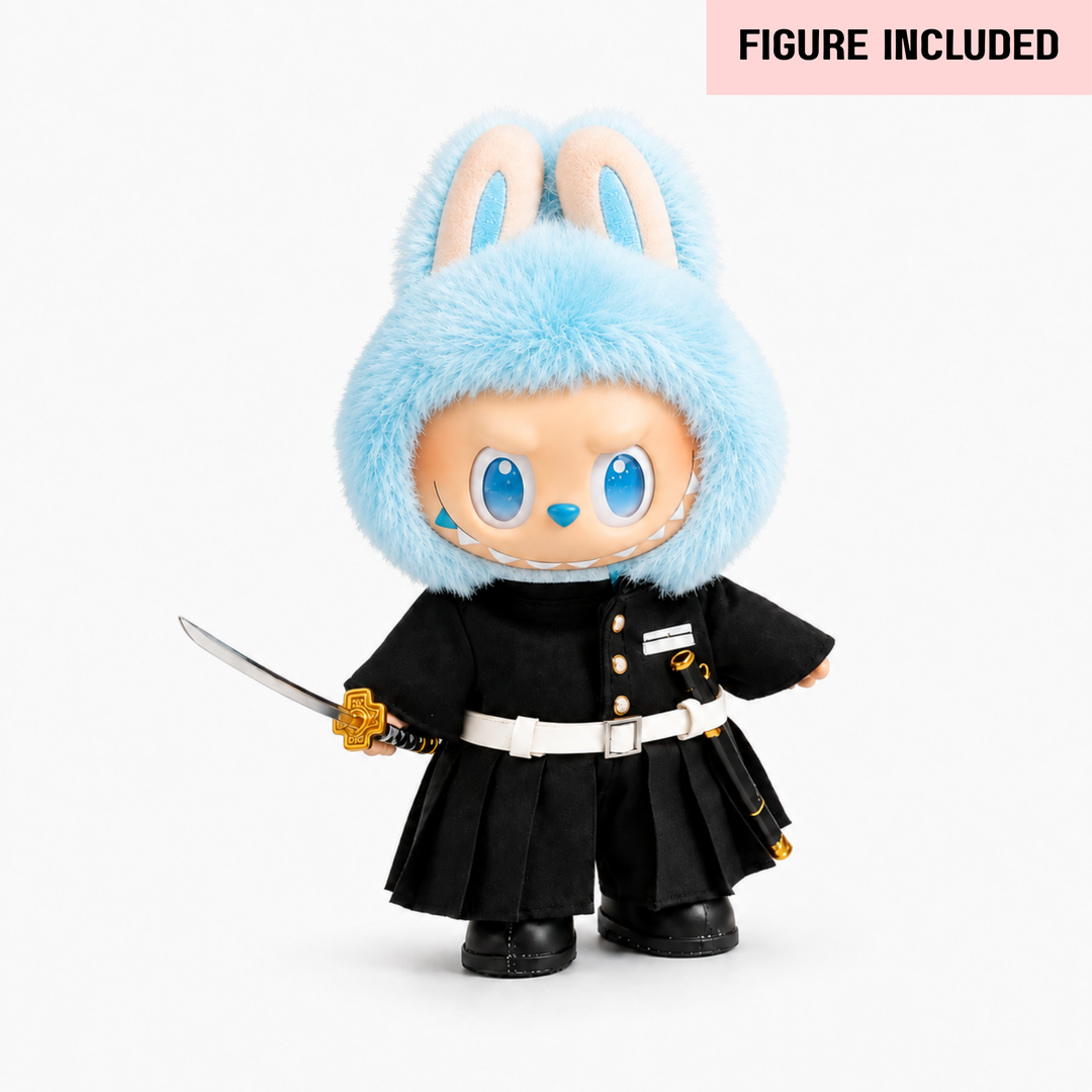 Labubu Demon Slayer Muichiro Outfit Set – Complete with Authentic Hope Figure