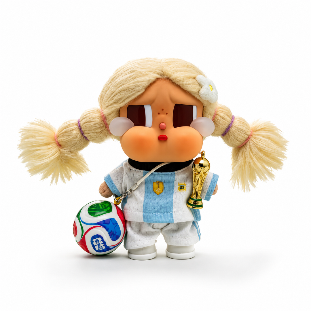 Crybaby Argentina Football Fan Outfit Set