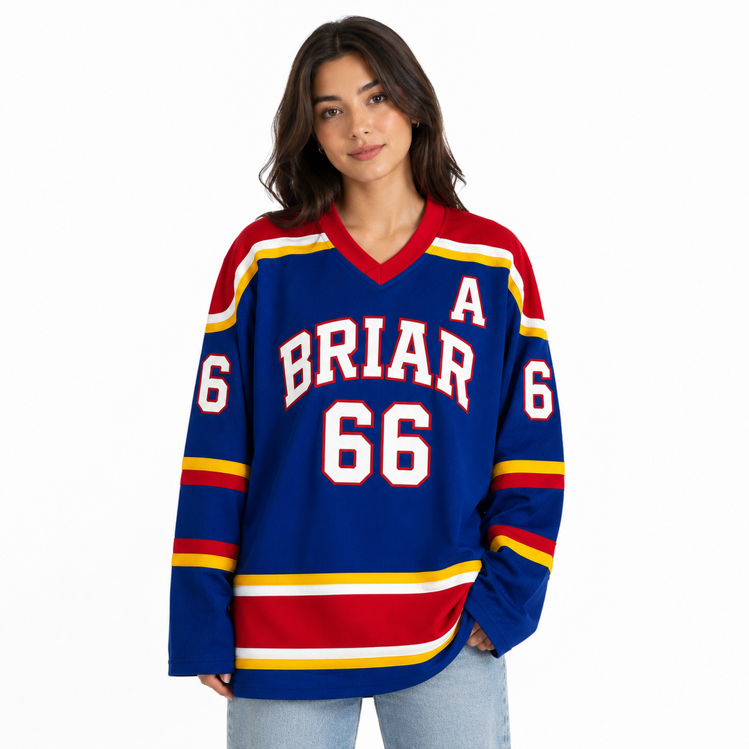 Di Laurentis No. 66 Briar Hockey Jersey - Blue Pro Edition
