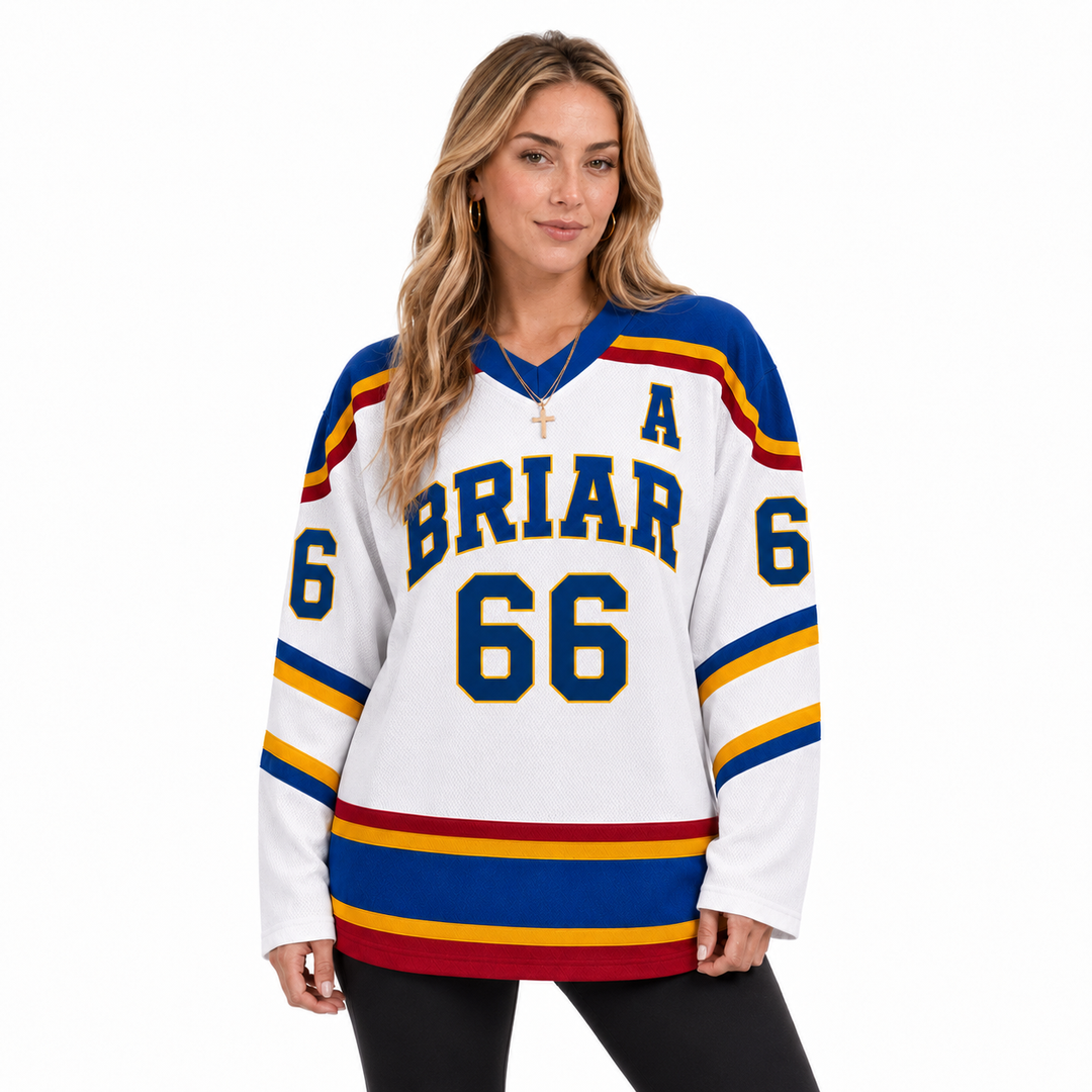 Di Laurentis No. 66 Briar Hockey Jersey - White Pro Edition