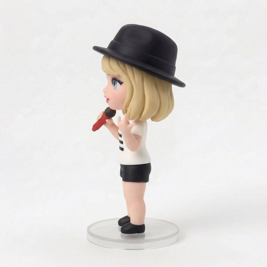 Pop Star "Swift Singer" Collectible Figure – Red Edition