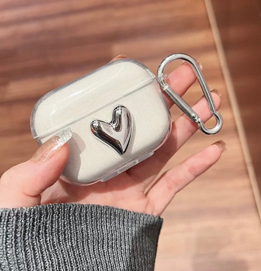 Lustrous Heart AirPods Case