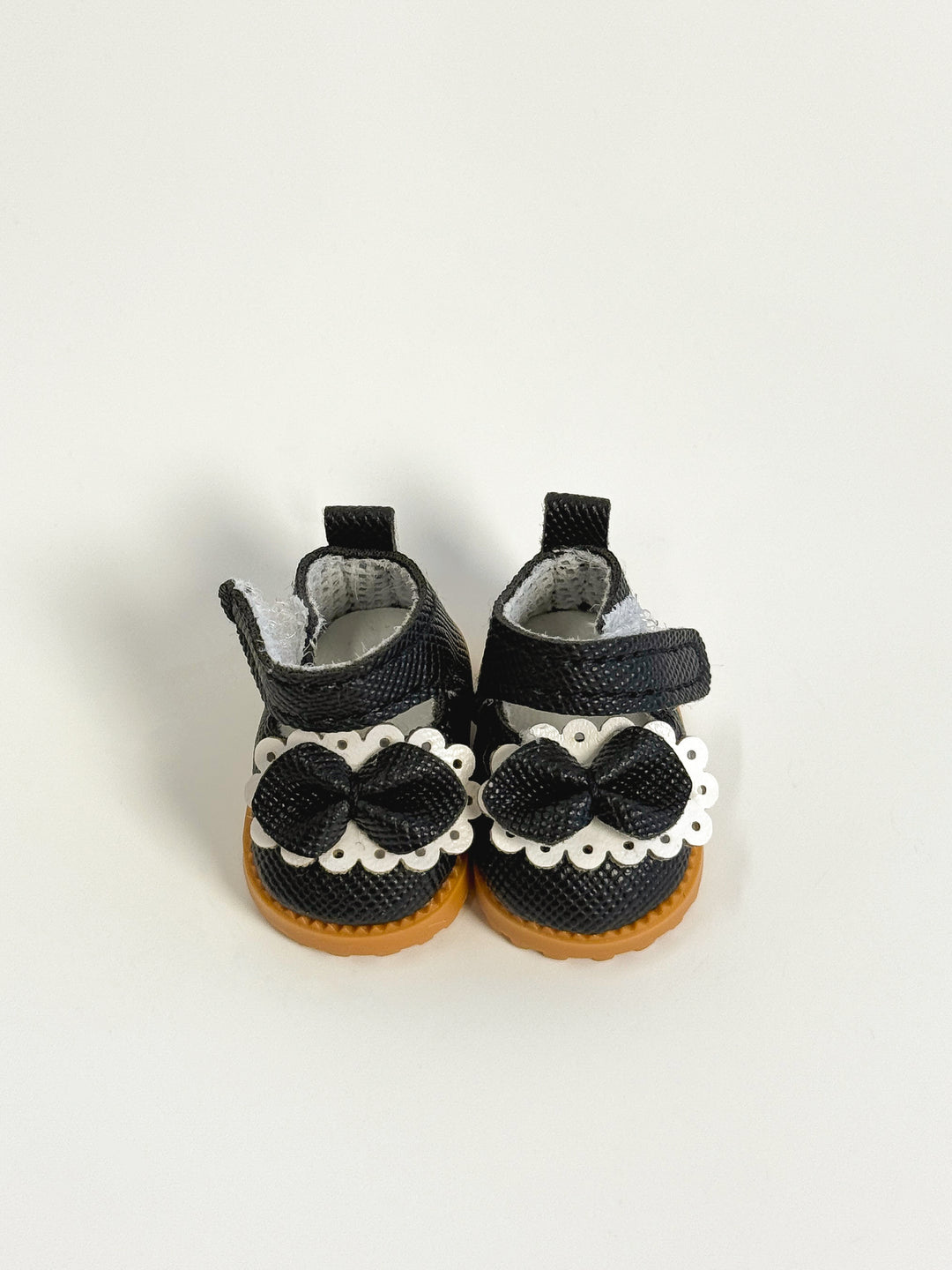 Labubu Bow Mary Jane Shoes – Labubu plush doll outfit handmade kawaii Pop Mart collectible accessory