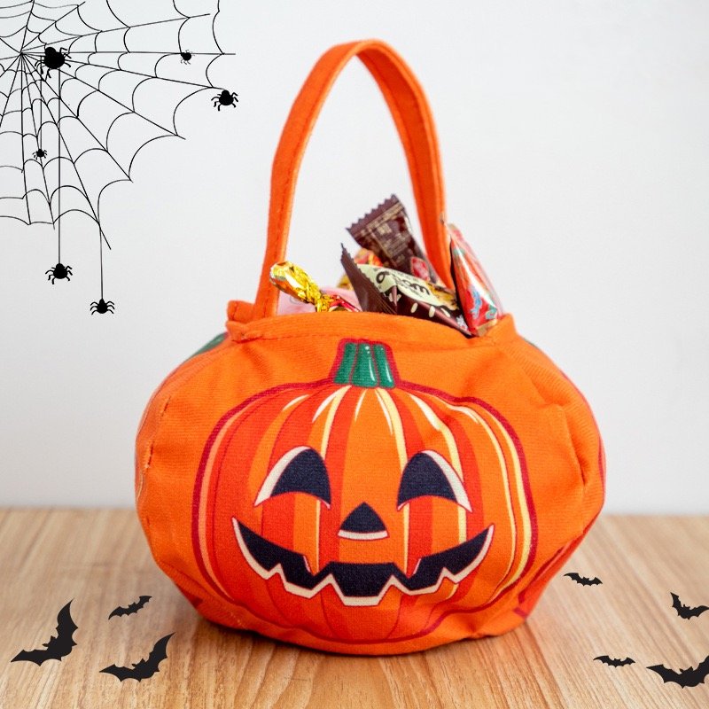 Halloween Pumpkin Treat Bags