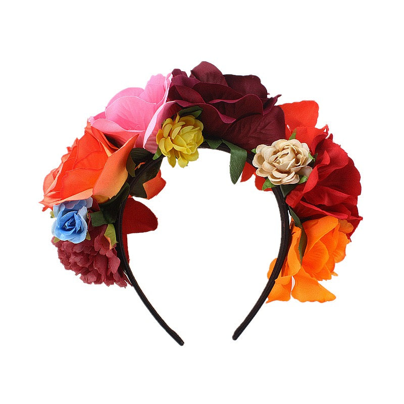 Lush Floral Fantasy Headband