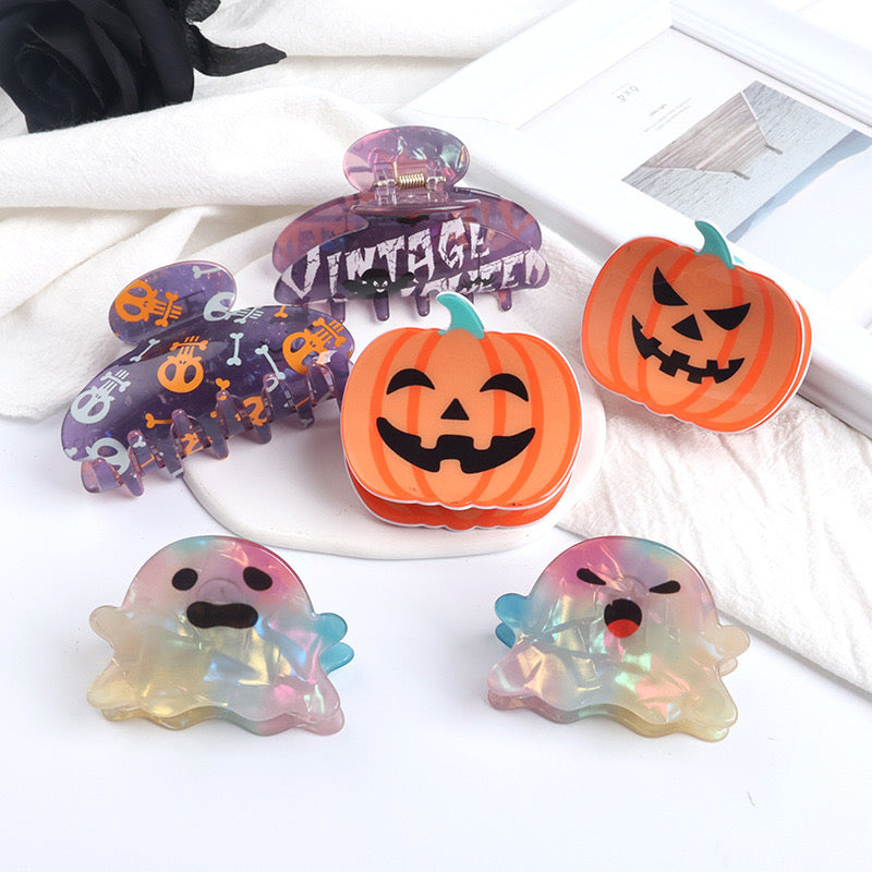 Spooktacular Halloween Hair Claw Collection