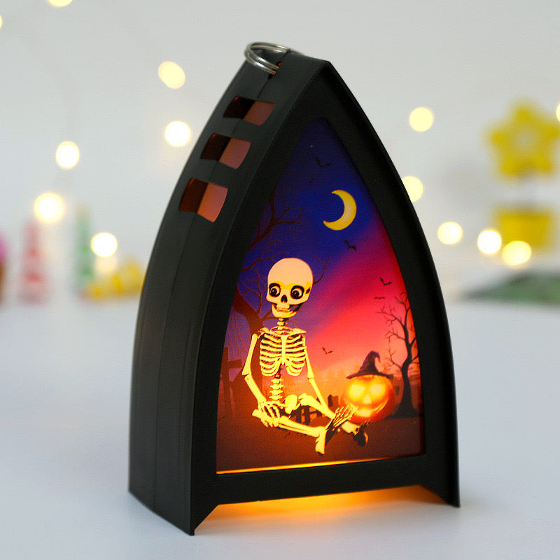 Enchanting Halloween Scene Lanterns