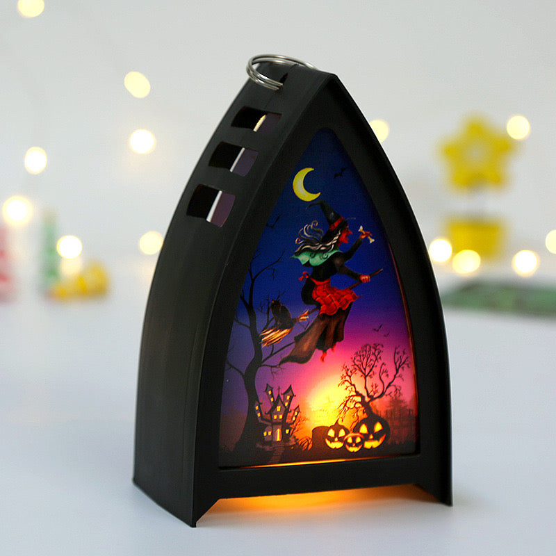 Enchanting Halloween Scene Lanterns