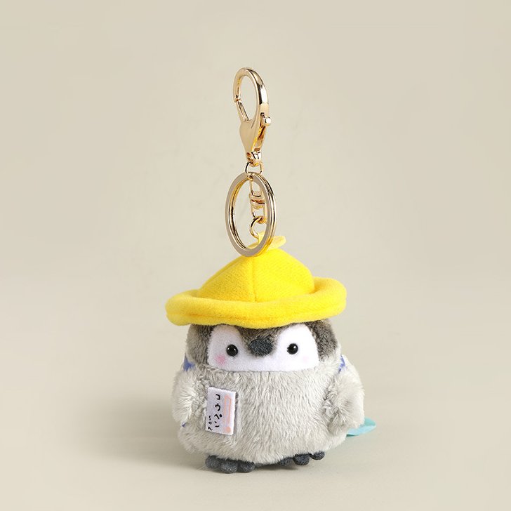 Yellow Hat Penguin Bag Charm