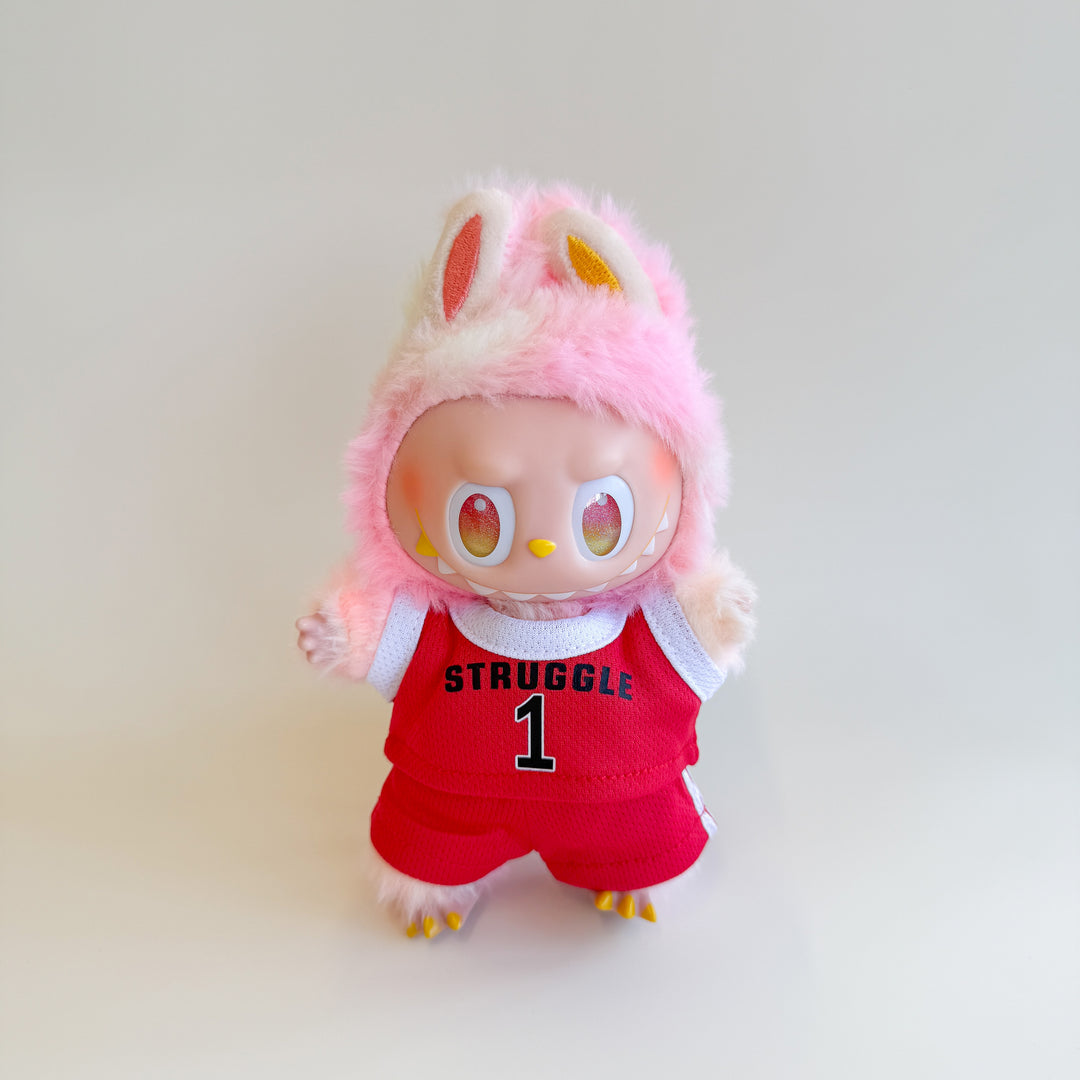 Labubu Basketball Uniform Set - "STRUGGLE 1" Sports Jersey Collection