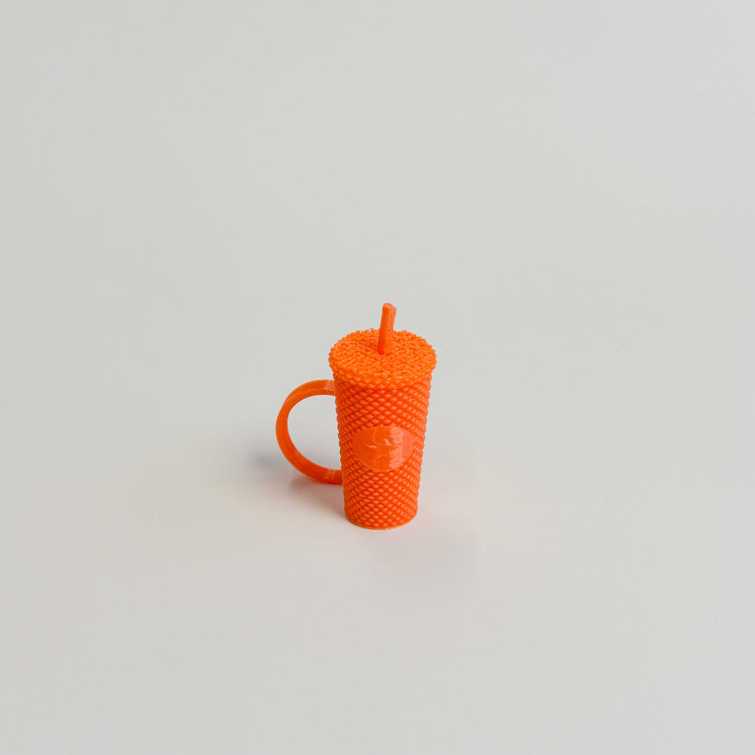 Labubuのスター. コーヒーカップ - オレンジ