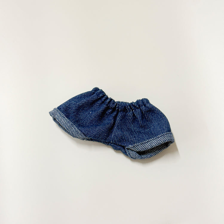 Labubu Denim Shorts – Multiple Colors – Labubu plush doll outfit handmade kawaii Pop Mart collectible accessory