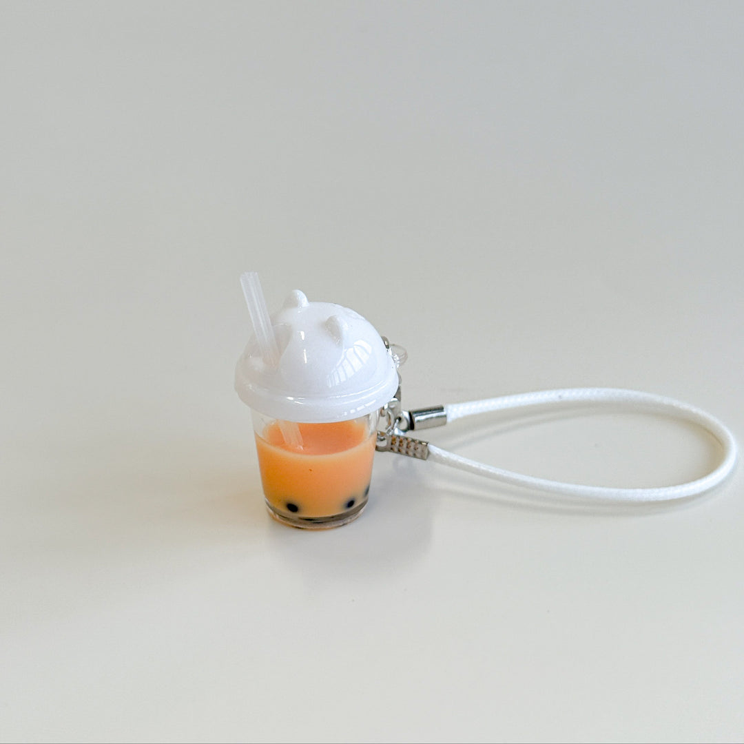 Labubu Bubble Tea Charm – Mini Boba Drink Accessory – Labubu plush doll outfit handmade kawaii Pop Mart collectible accessory