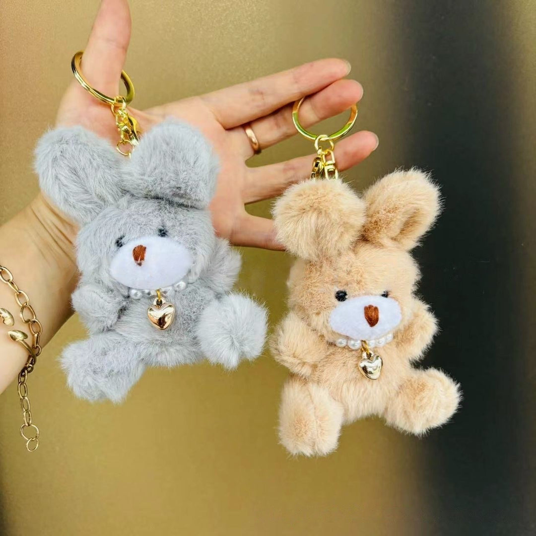 Luxe Bunny Plush Bag Charm