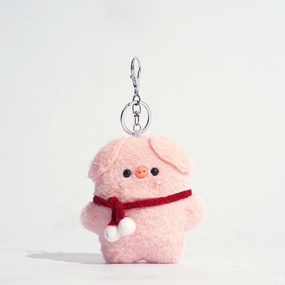 Cozy Piglet Plush Bag Charm