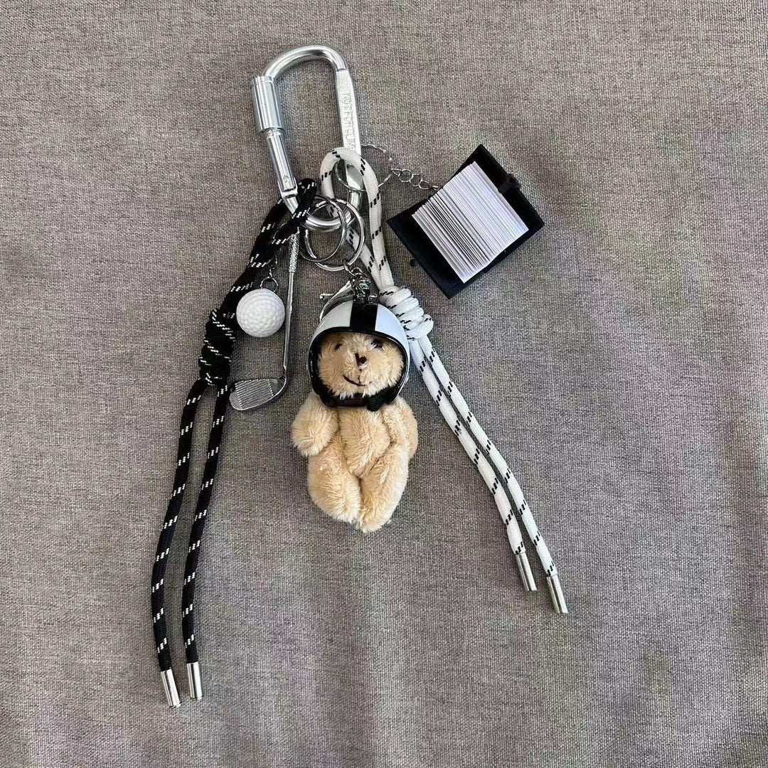 Tee Time Teddy Bag Charm