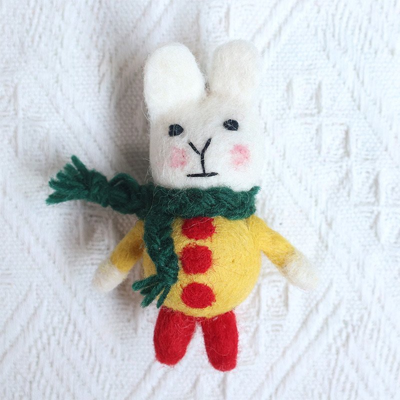 Cozy Bunny Bag Charm