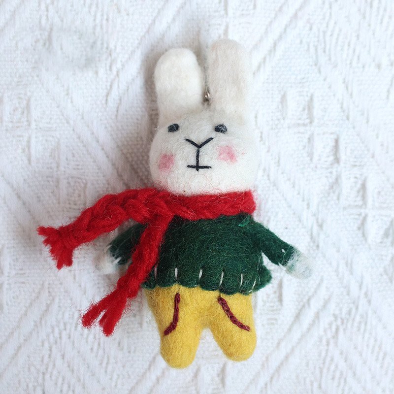 Cozy Bunny Bag Charm