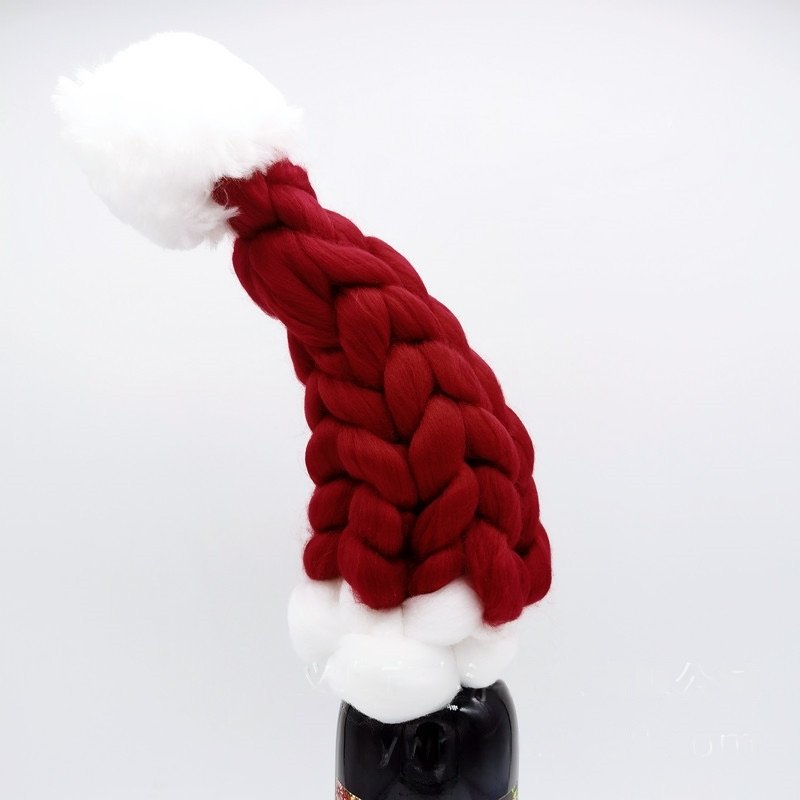 Jolly Santa Wine Hat