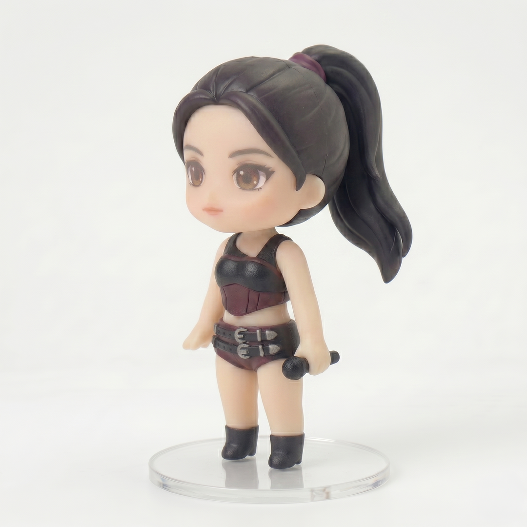 100% Handmade KPOP Star "Jennie Varsity" Collectible Figure