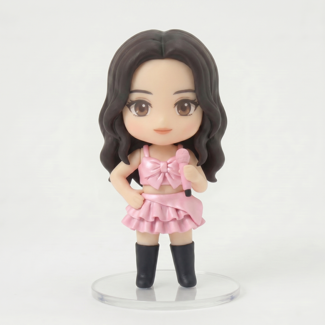 100% Handmade KPOP Star "JS Pink" Collectible Figure