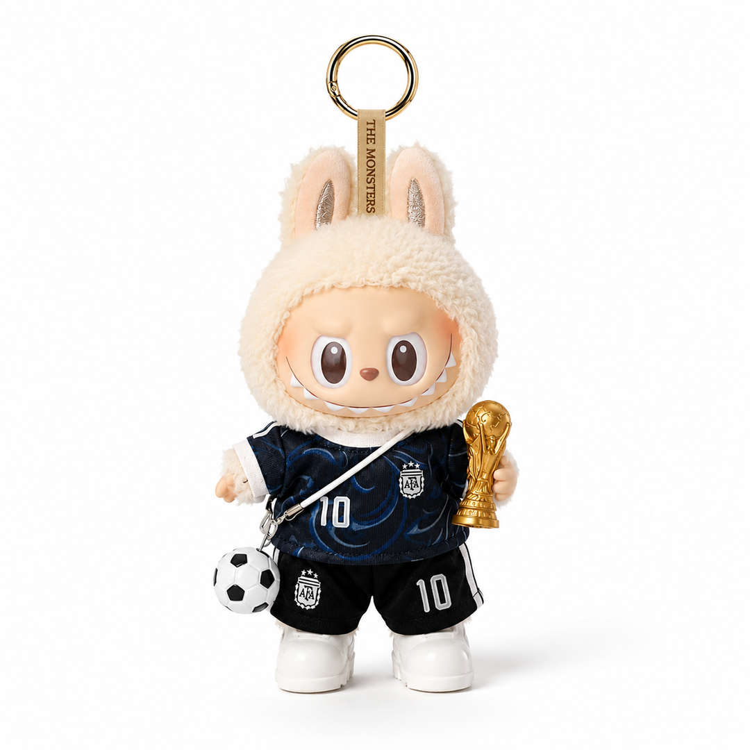 Labubu Argentina Away #10 Football Outfit Set