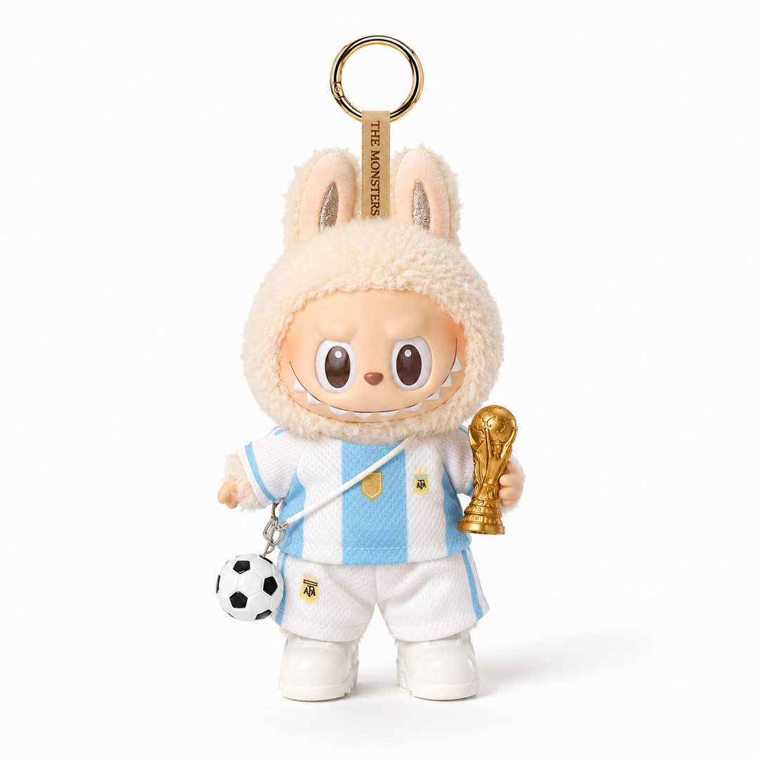 Labubu Argentina Football Outfit Set