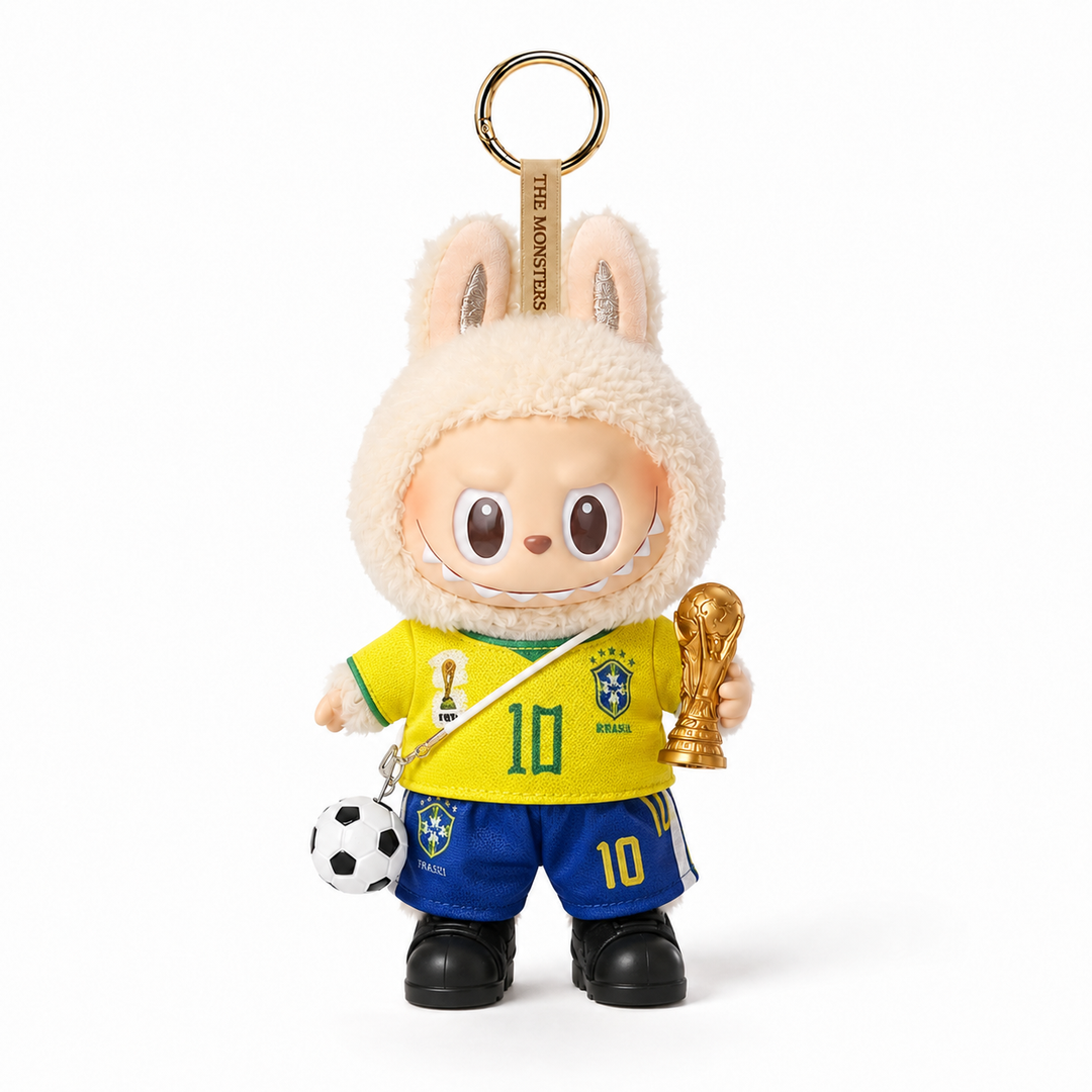 Labubu Brazil #10 Football Outfit Set
