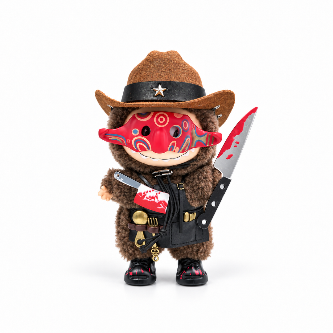 Labubu Butcher Cowboy Outfit Set