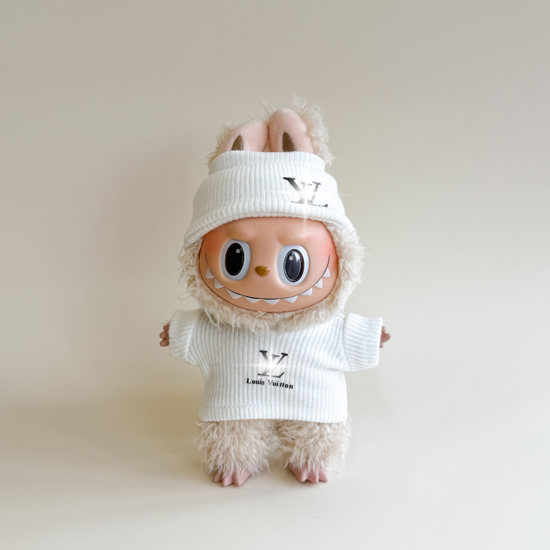 Labubu Classic Monogram Winter Set – Collector Edition flat lay product shot – Lizzie & Friends