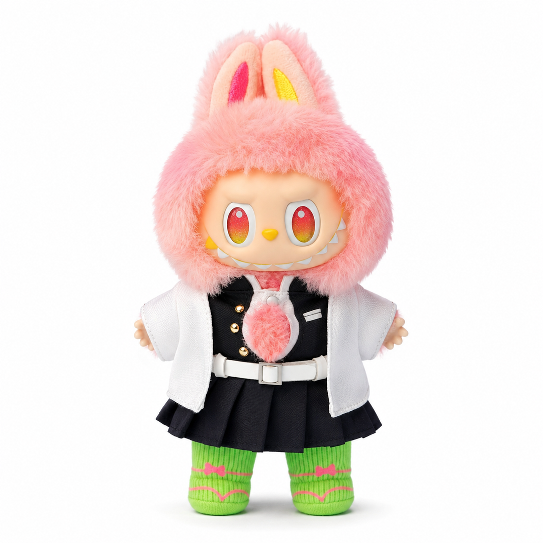 Labubu Demon Slayer Mitsuri Outfit Set – Complete with Authentic Loyalty Figure