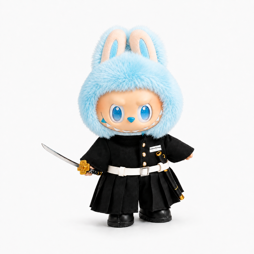 Labubu Demon Slayer Muichiro Outfit Set – Complete with Authentic Hope Figure