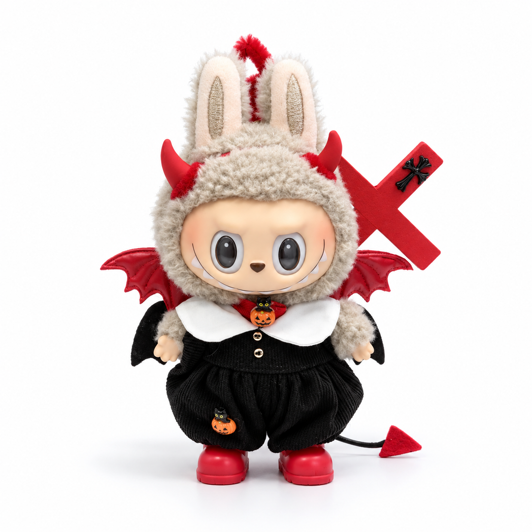 Labubu Devil Vampire Outfit Set