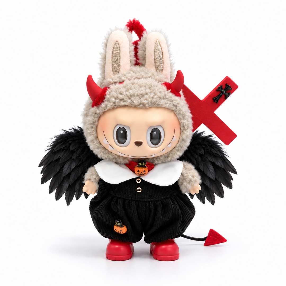 Labubu Devil Vampire Outfit Set