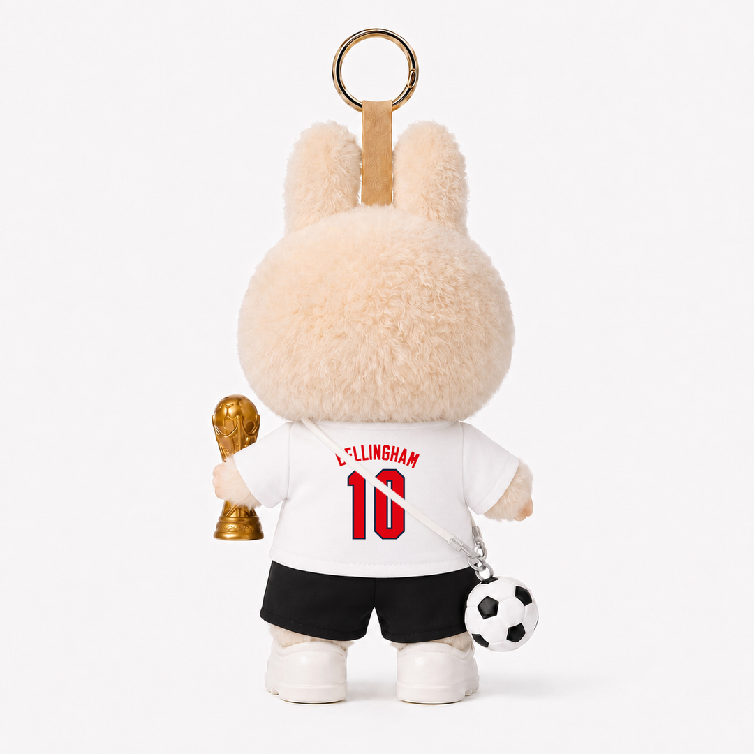 Labubu England Bellingham #10 Football Outfit Set