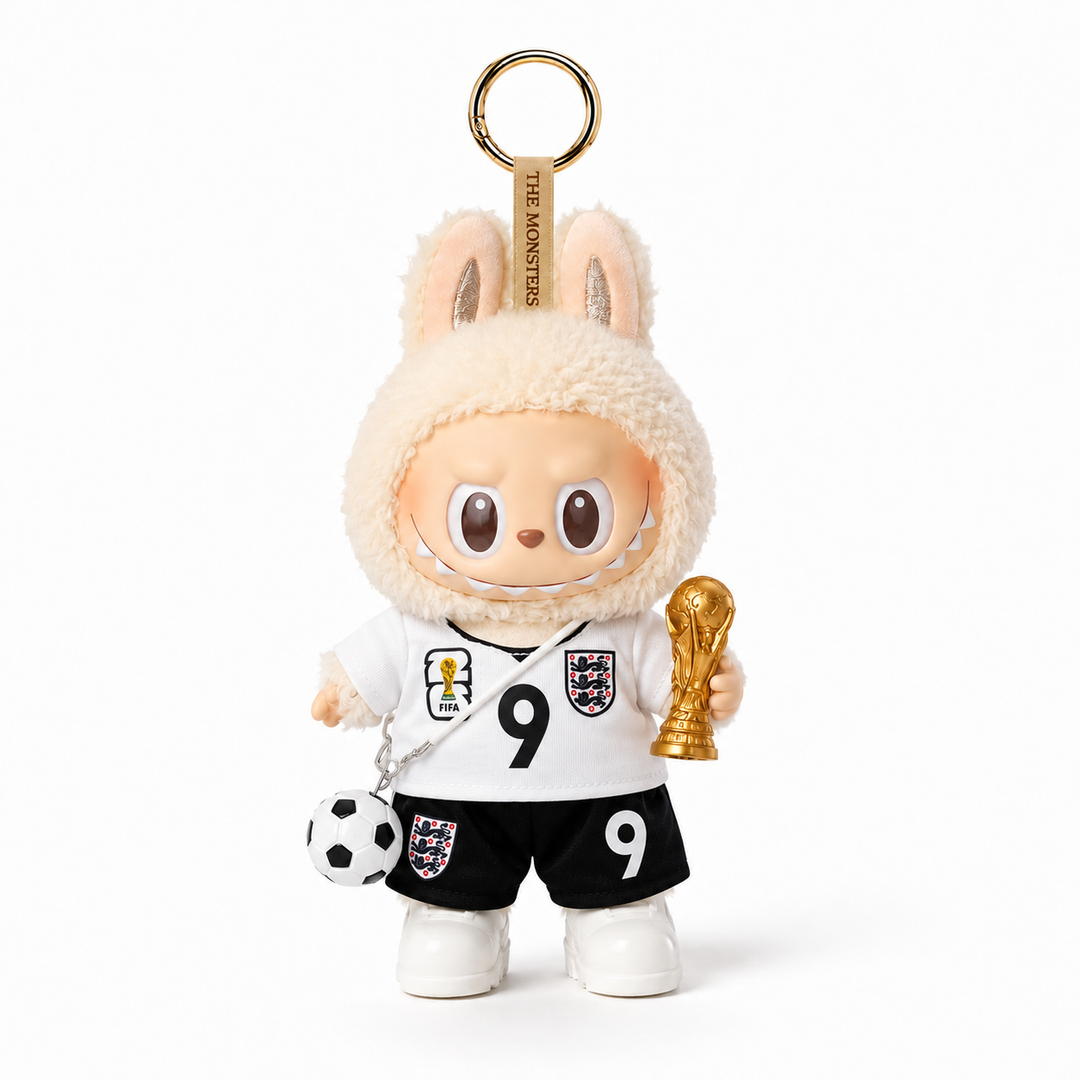 Labubu England #9 Football Outfit Set