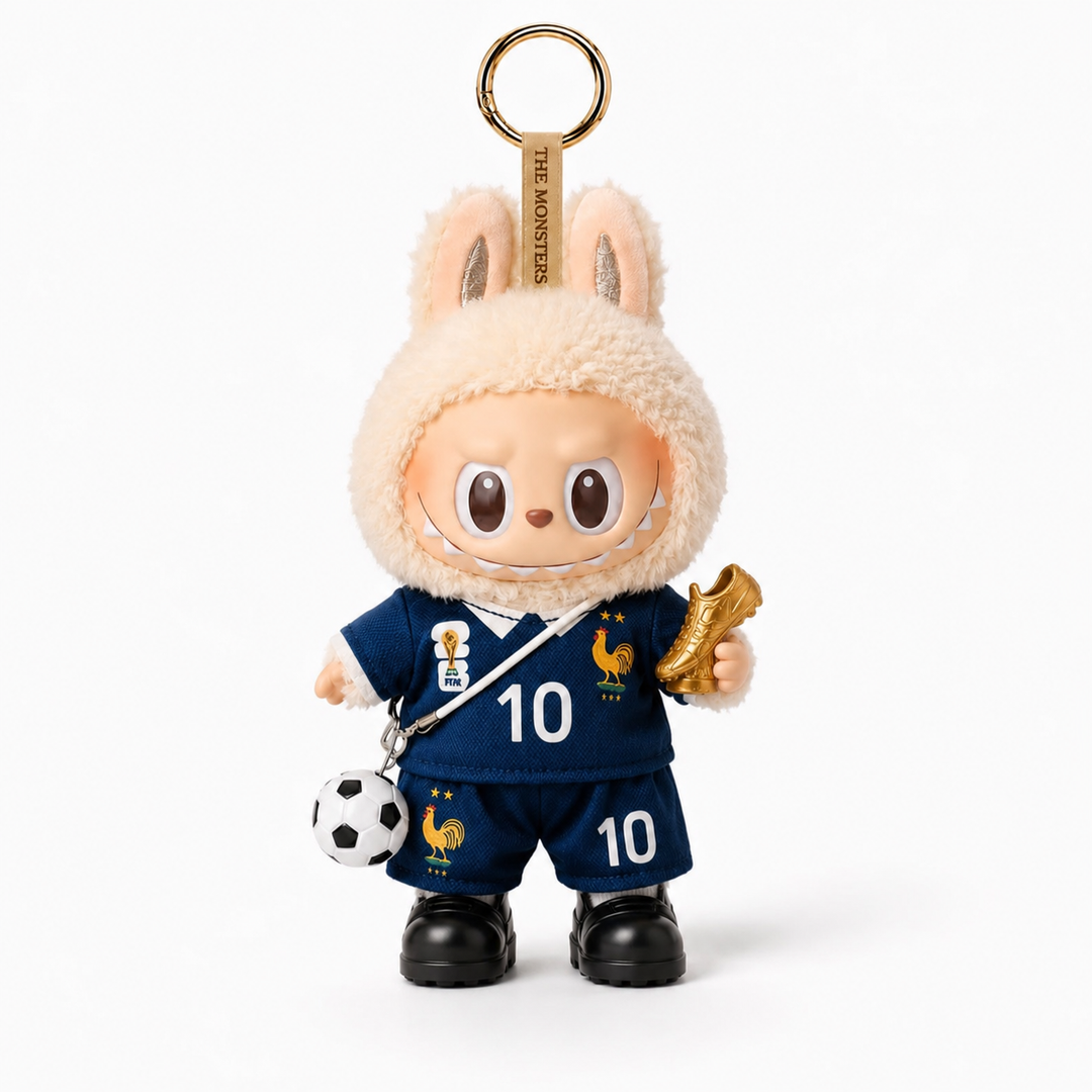 Labubu France #10 Golden Boot Football Outfit Set