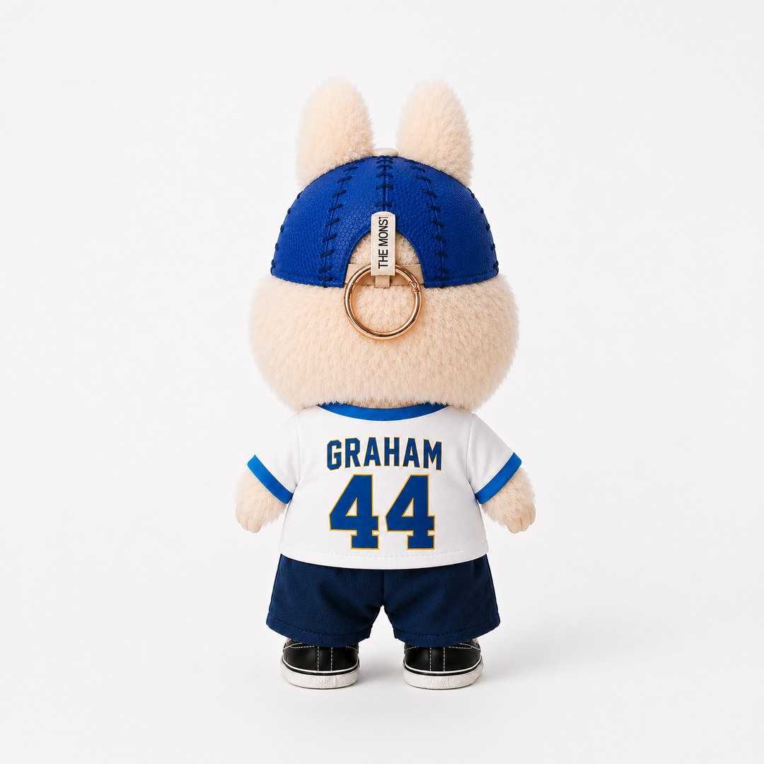Labubu Graham #44 Briar Hawks Casual Outfit Set
