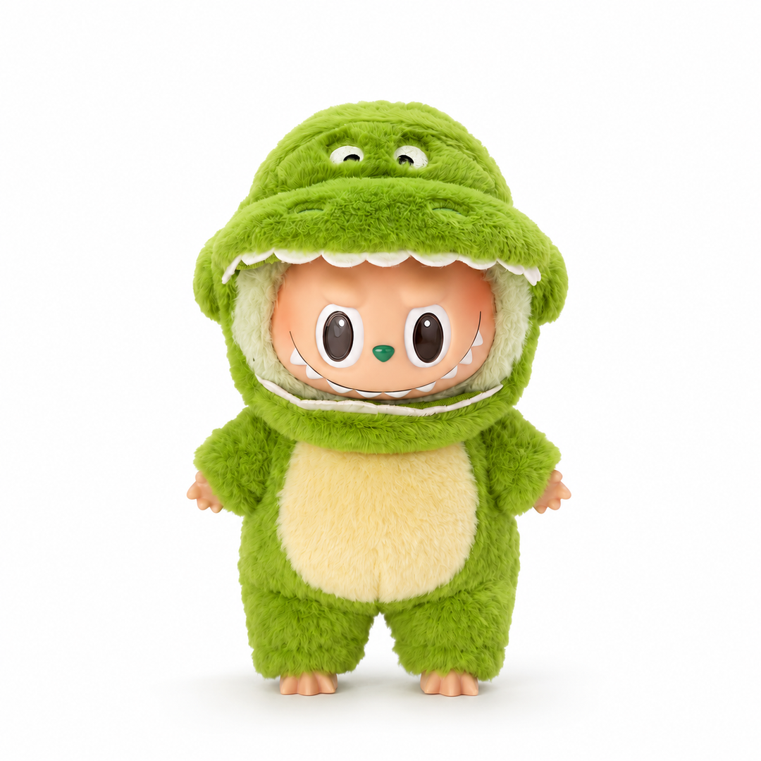 Labubu Green Dinosaur Costume