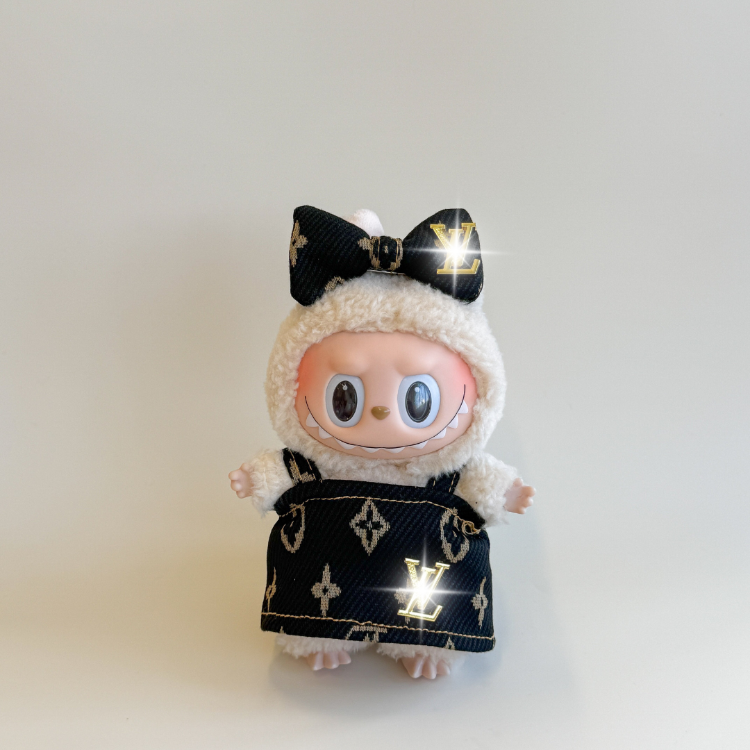 Labubu ラグジュアリー ファッションアウトフィットセット – モノグラムエディション