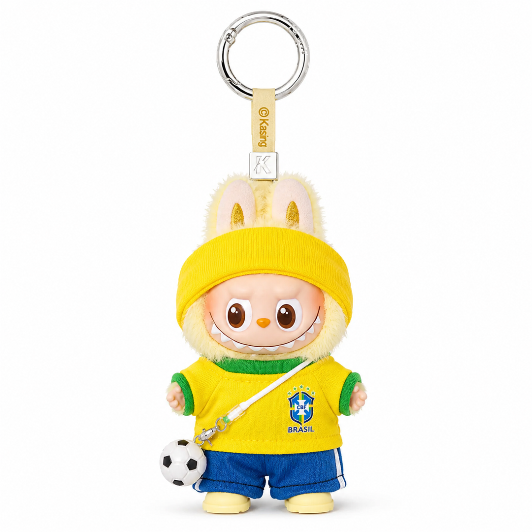 Labubu Pin For Love (V4) Brazil Football Outfit