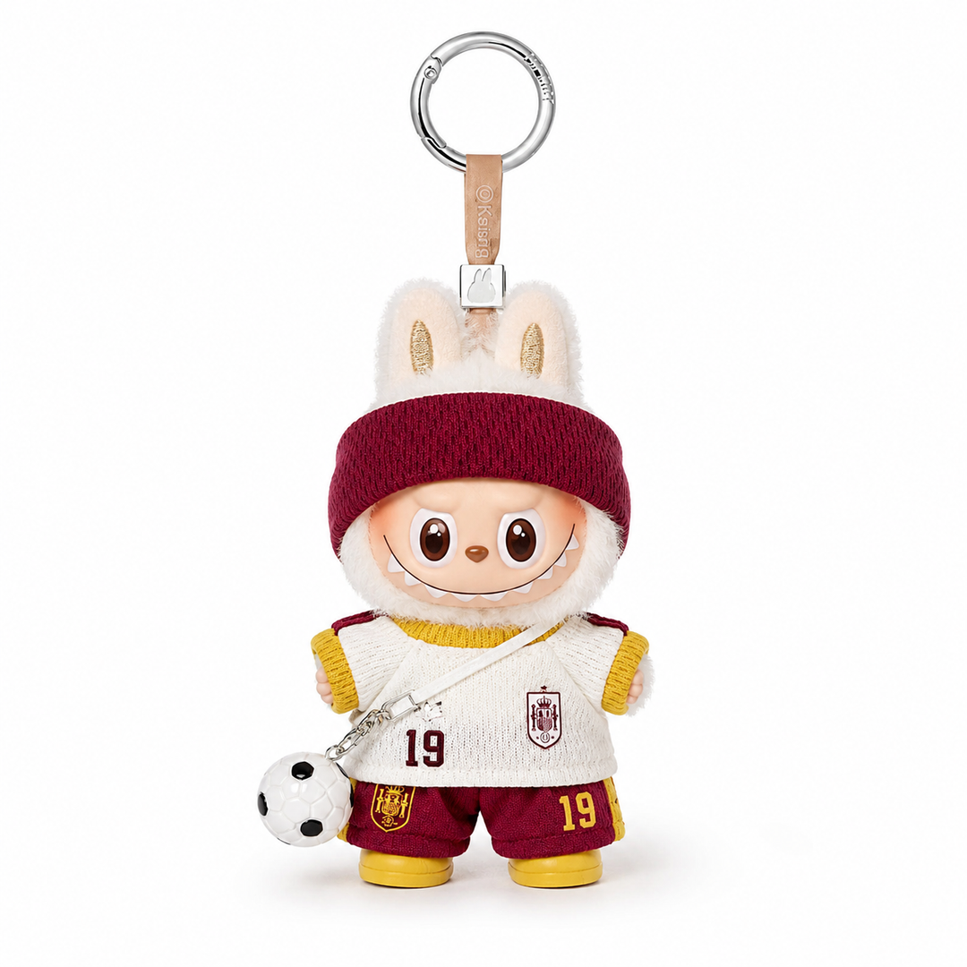 Labubu Pin For Love (V4) Spain #19 Football Outfit (Away Edition)