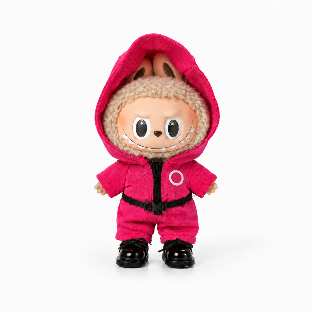 Labubu Pink Guard Uniform Outfit Set – Circle